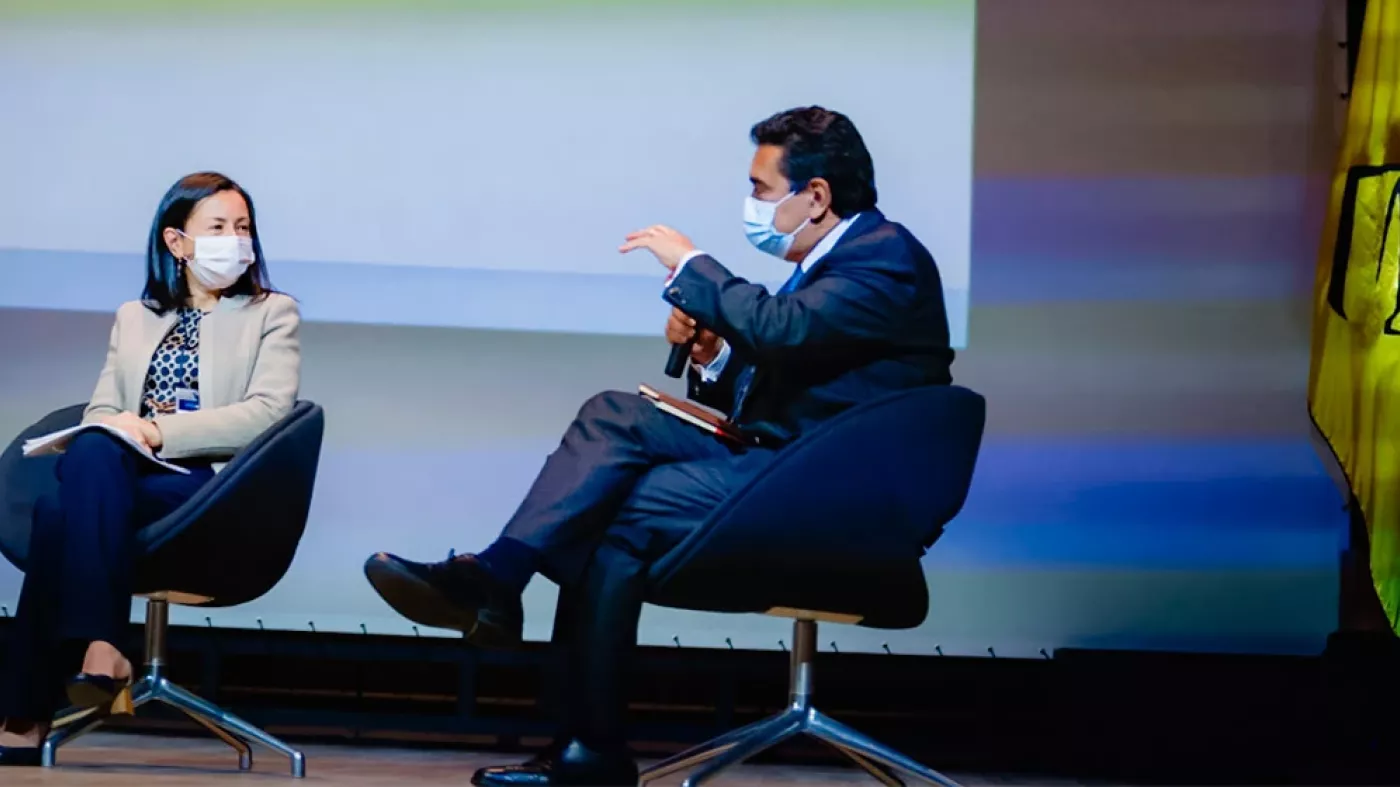 Ministra de Educación María Victoria Angulo