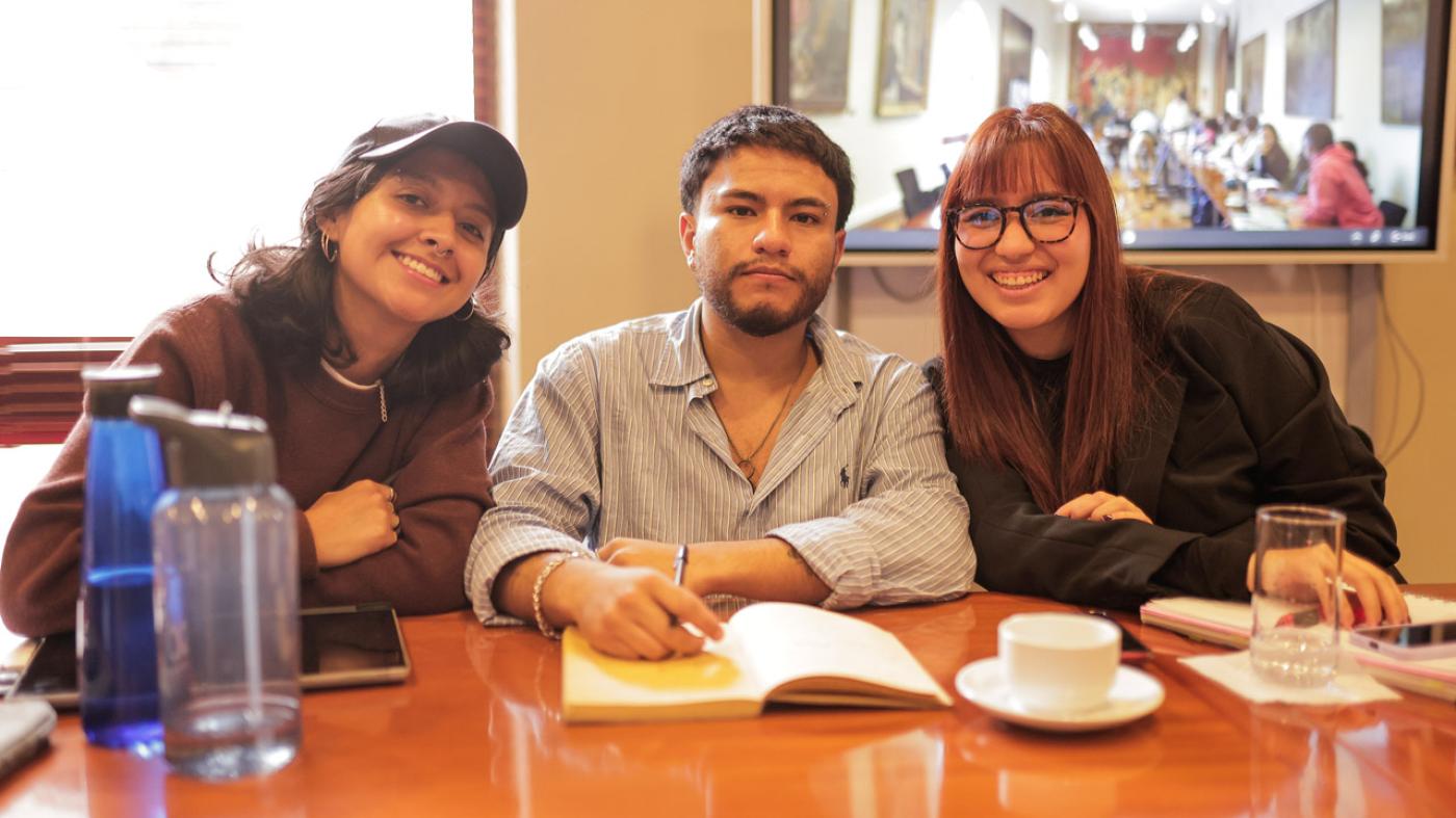 Representantes del Consejo Estudiantil.