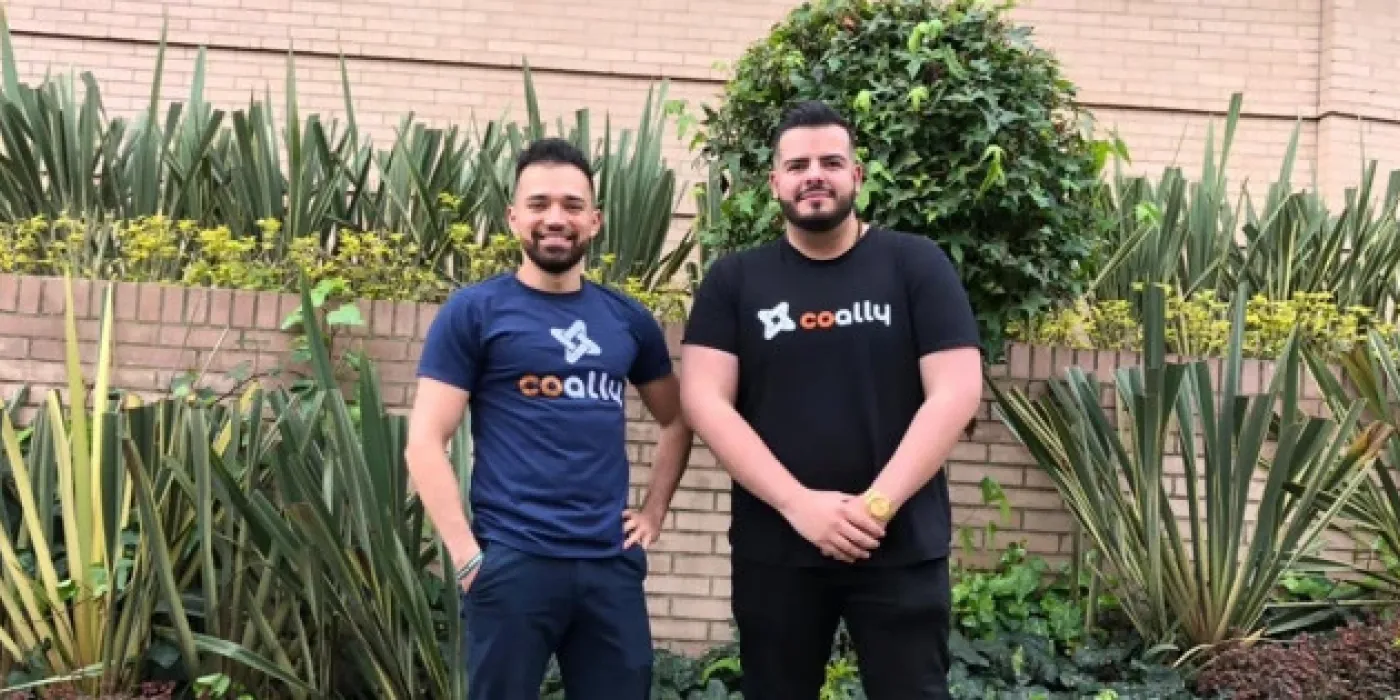 Andrés Joya y de Daniel Gómez fundadores de Coally