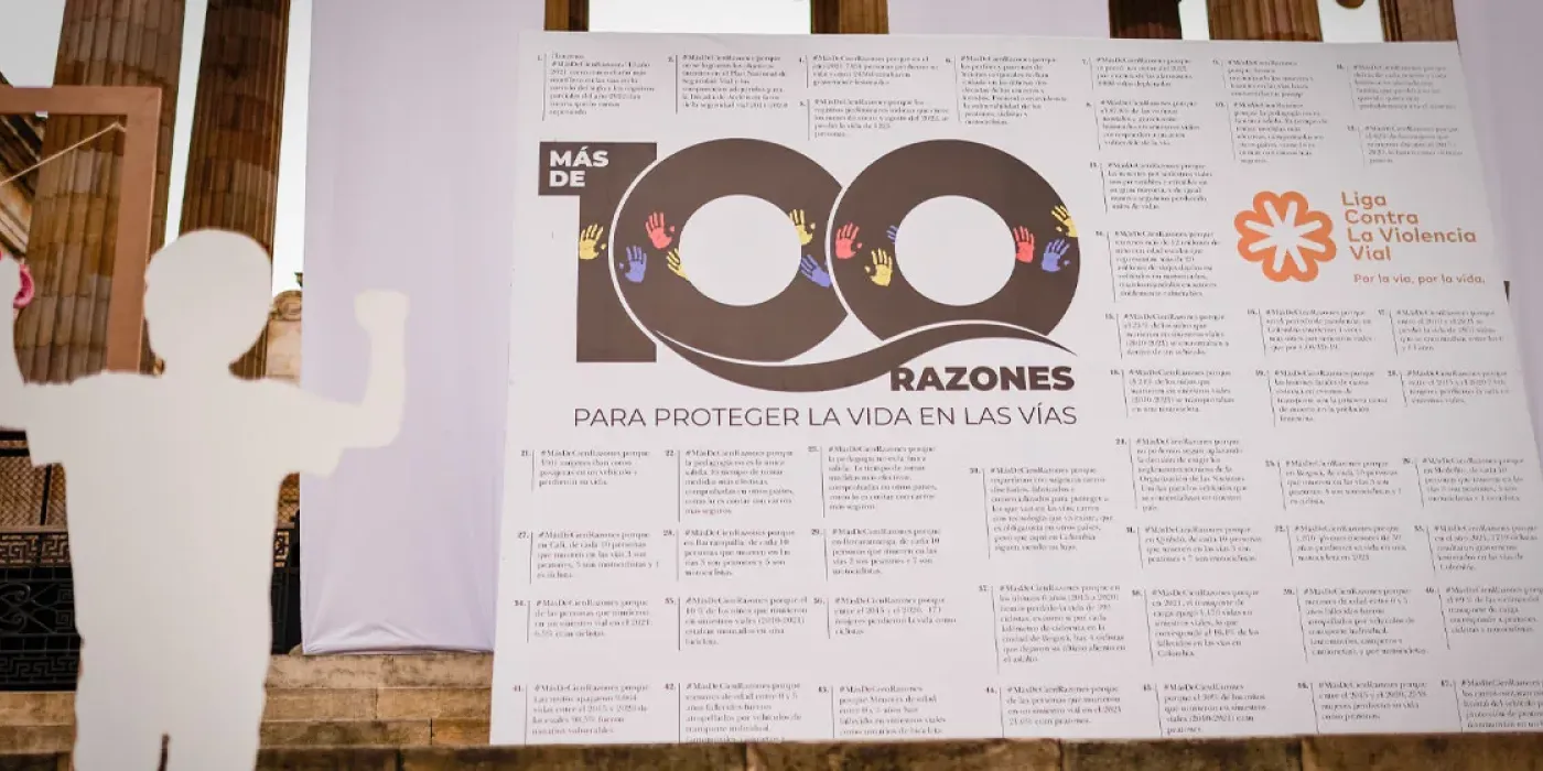 Homenaje a las víctimas de siniestros viales