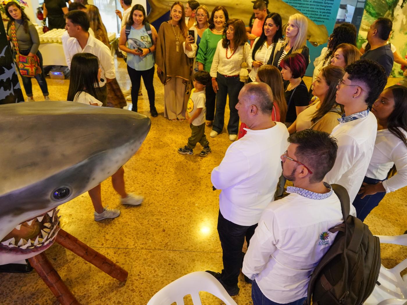 Inauguración de la exposición en Cali
