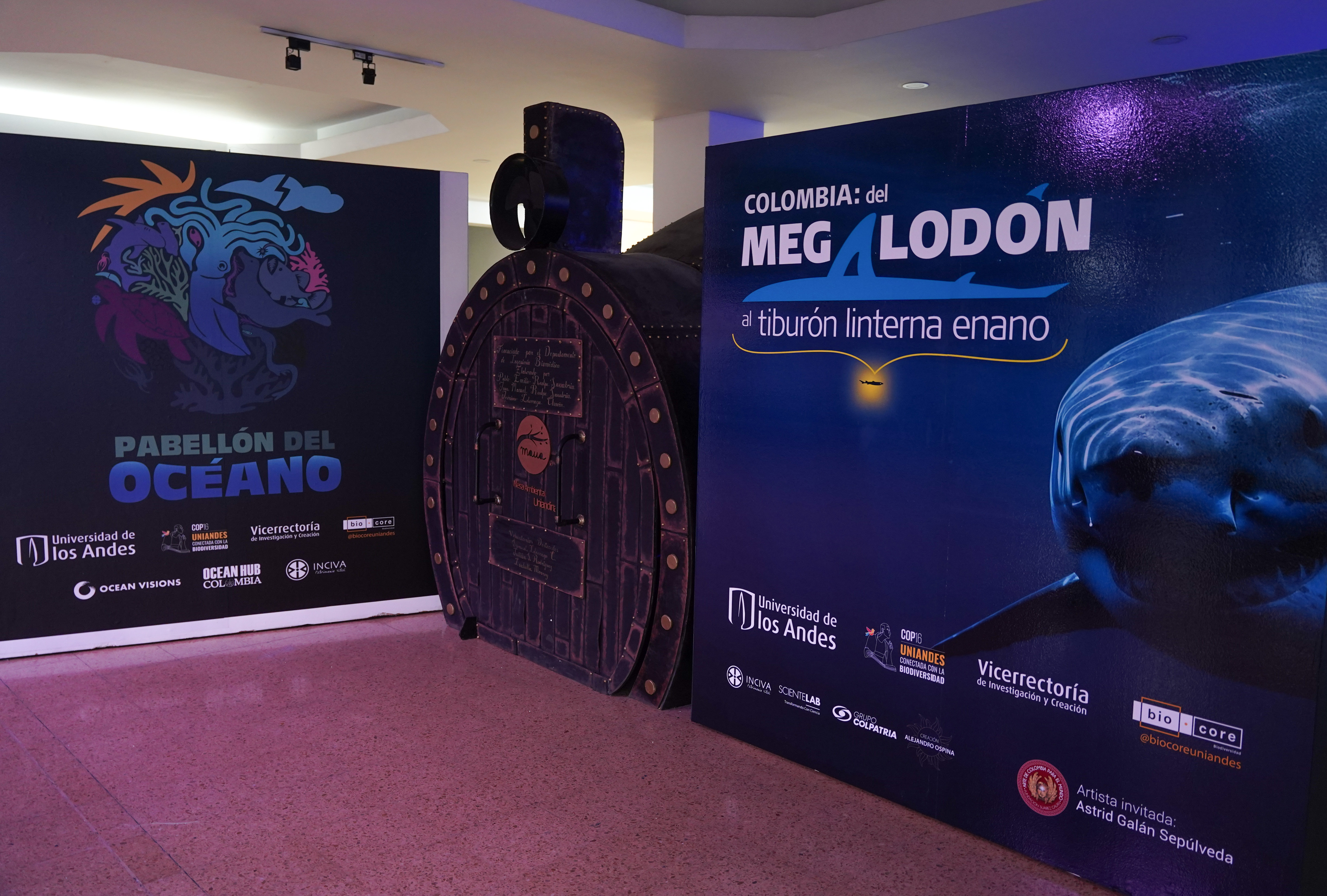 El submarino hace parte de una experiencia inversiva al universo de los tiburones