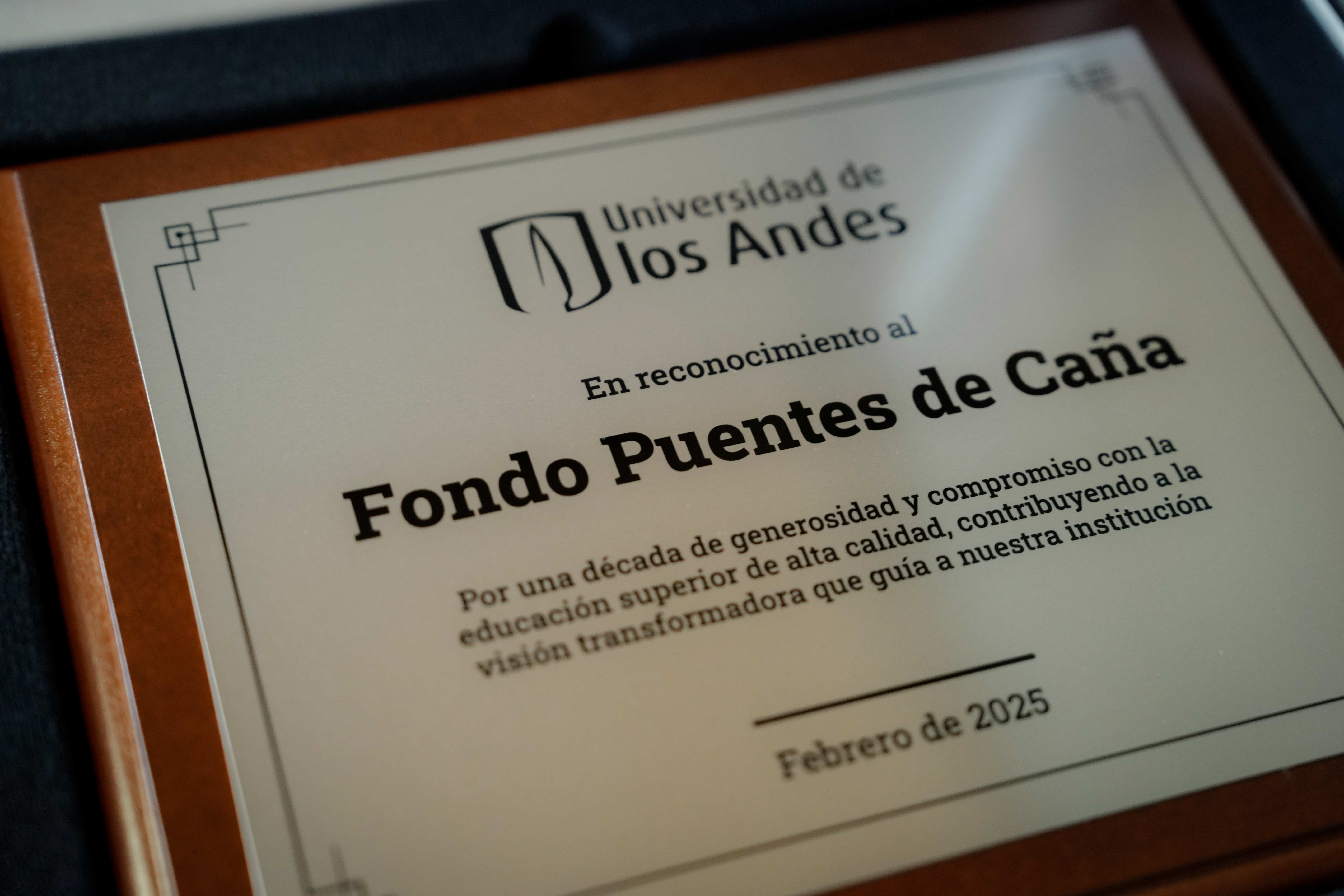 Homenaje Puentes de Caña Uniandes