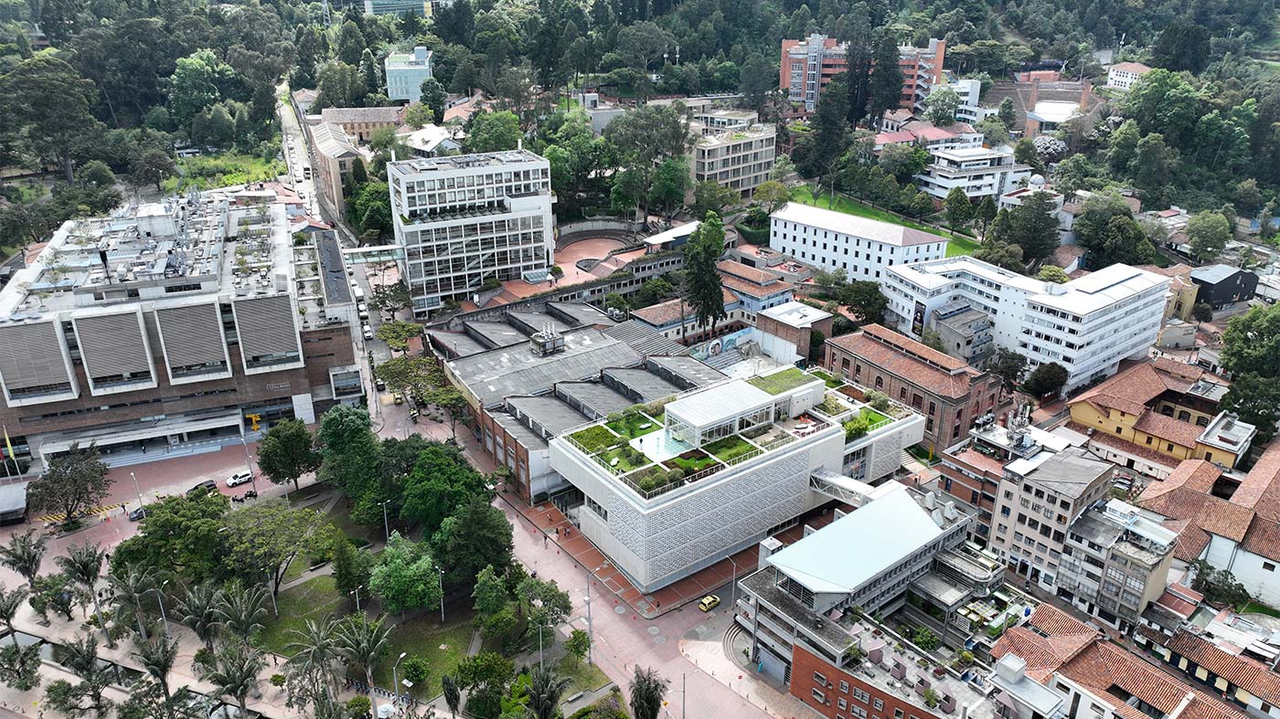 Terrazas verdes de la Universidad de los Andes