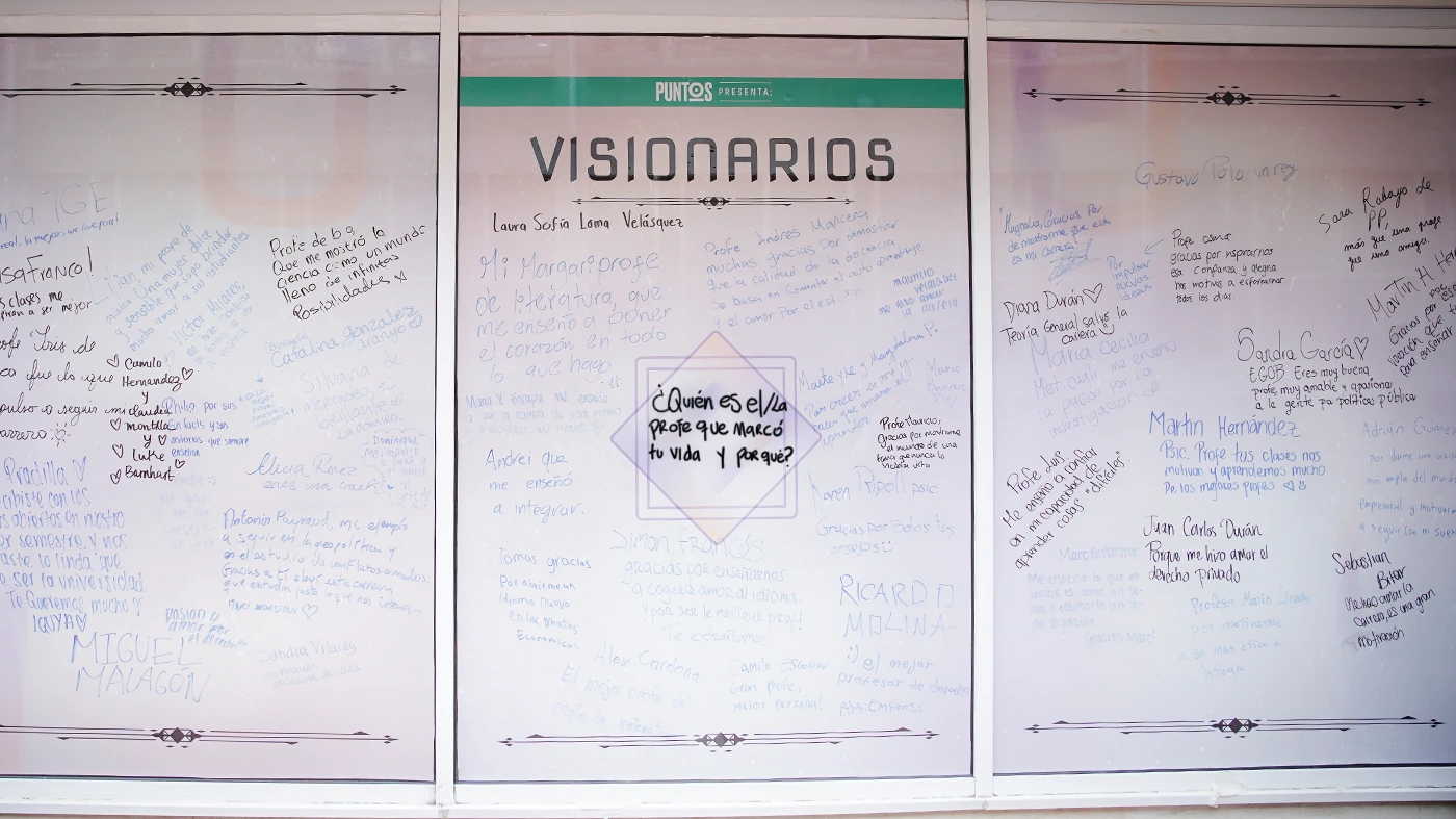 Muro campaña de Visionarios