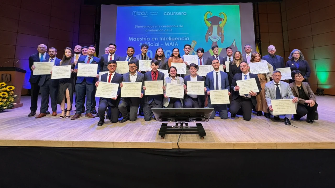 Primera cohorte de la Maestría en Inteligenicia Artificial en Los Andes
