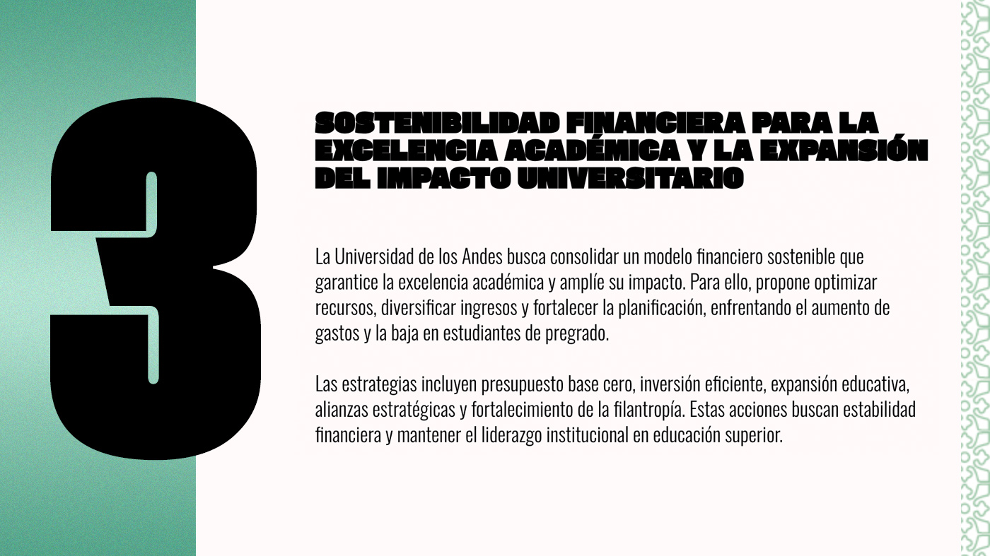 Sostenibilidad financiera para la excelencia académica - Uniandes