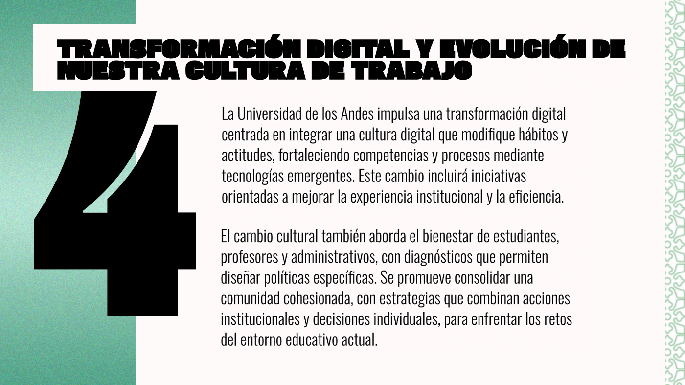 Transformación digital y evolución de nuestra cultura de trabajo - Uniandes