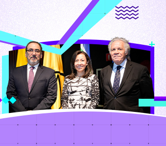 Cátedra Alberto Lleras Camargo 2024 - Sergio Díaz Granados, Raquel Bernal y Luis Almagro