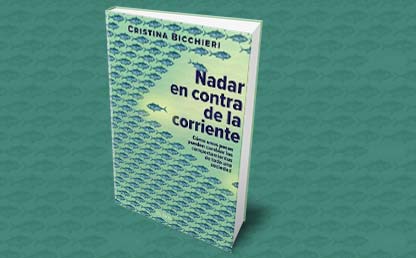 Lanzamiento del libro en español: Nadar en contra de la corriente. 