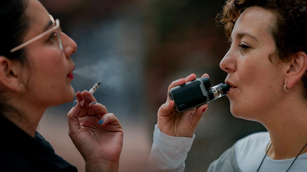 Cigarettes vs. vaping the social damage it causes