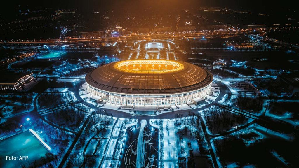 Imagen del Estadio Luzhniki en Moscú