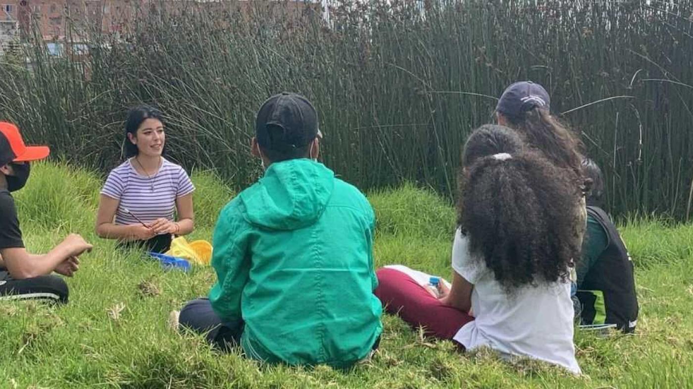 Talleres de cuentería con Jóvenes en Soacha organizado por Ana María 