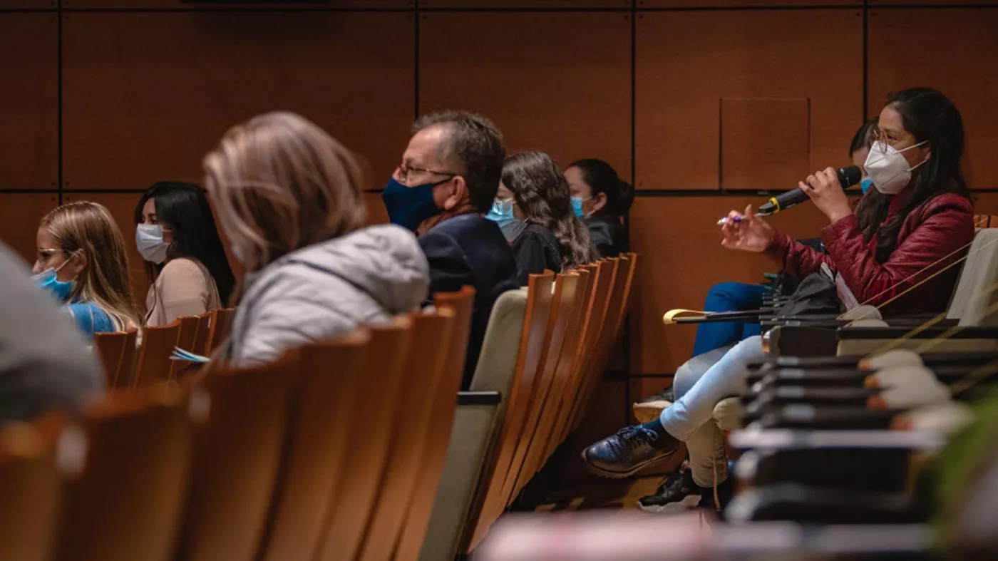 Asistentes al evento de salud sexual y reproductiva