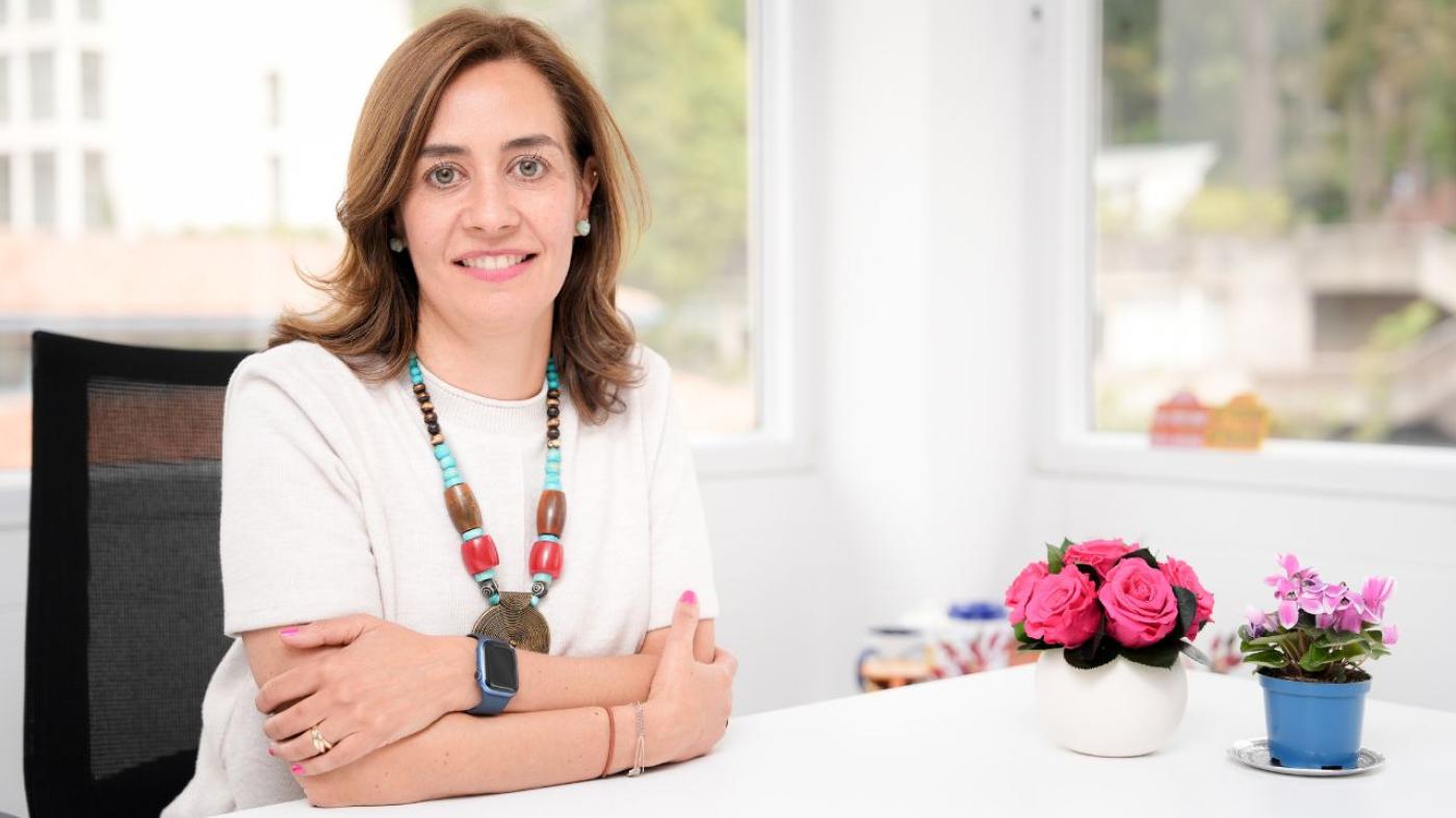 Foto de Laura Wills Otero, como vicedecana de investigaciones de la Facultad de Ciencias Sociales.