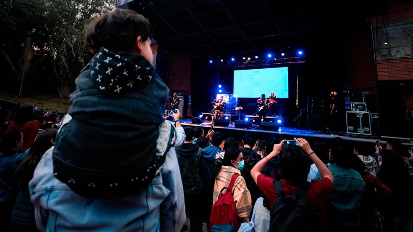 público de concierto