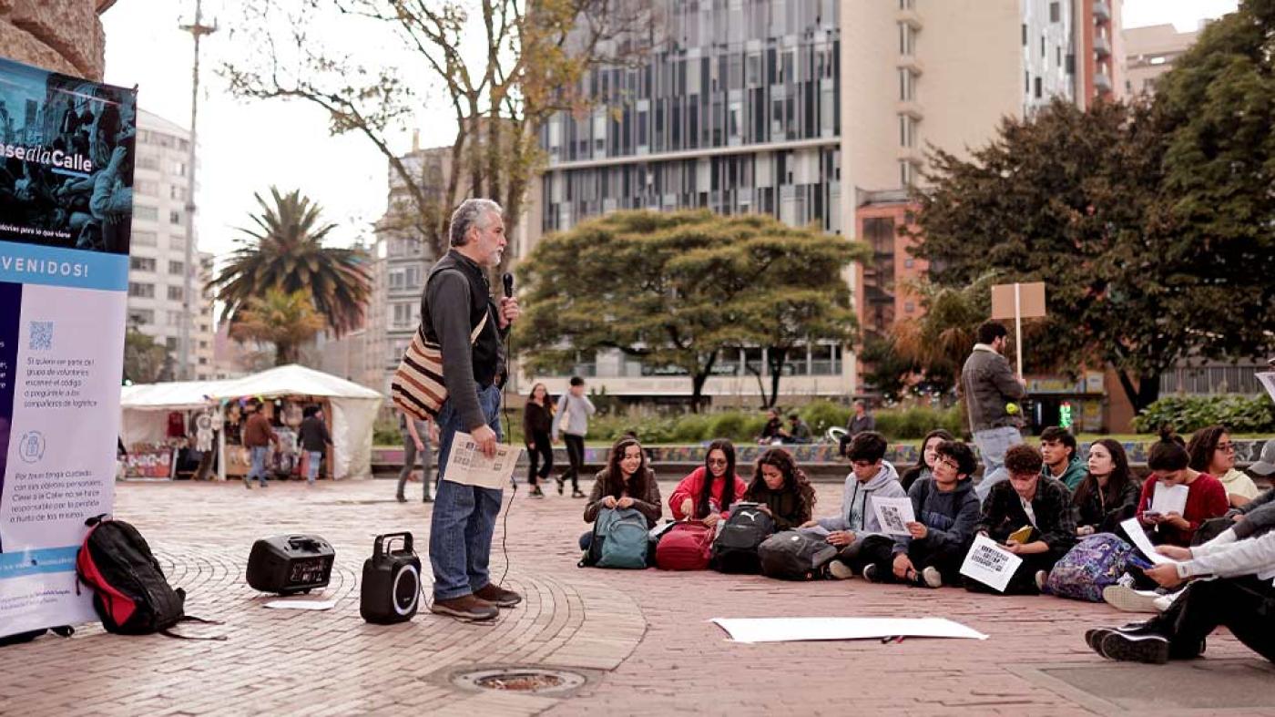 Clase a la Calle en el Parque de los Periodistas