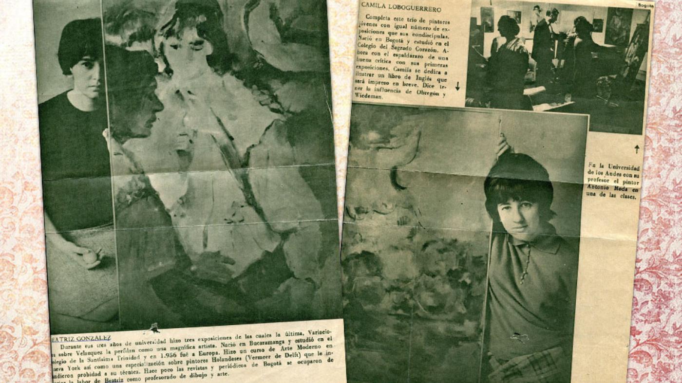 Tres jóvenes pintoras​ - Reportaje de Hernán Díaz para Estampa​. Dic. 17 de 1962​