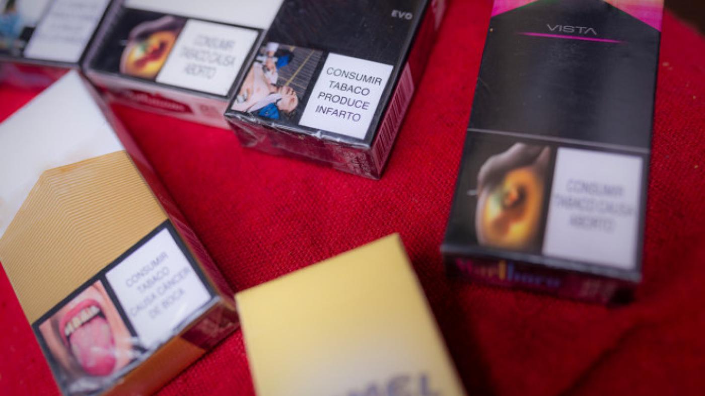 marcación cajetillas cigarrillos