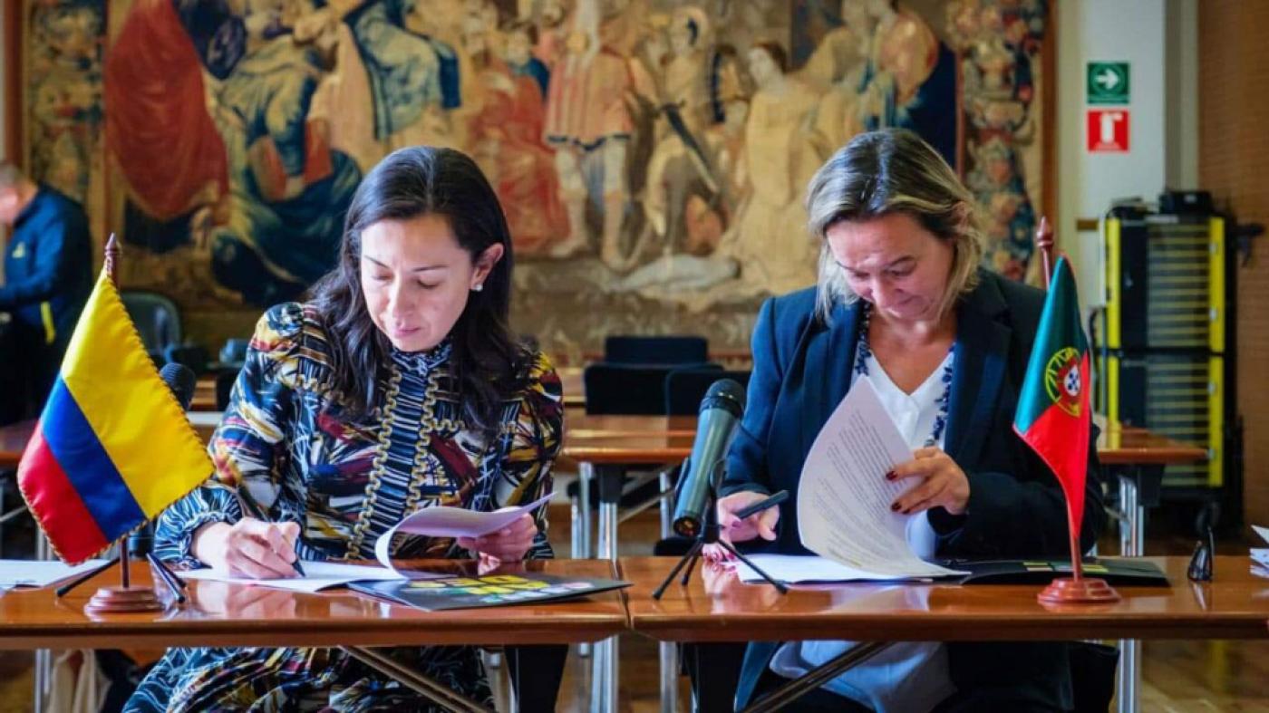Rectora Raquel Bernal y  Embajadora Catalina Arrunda