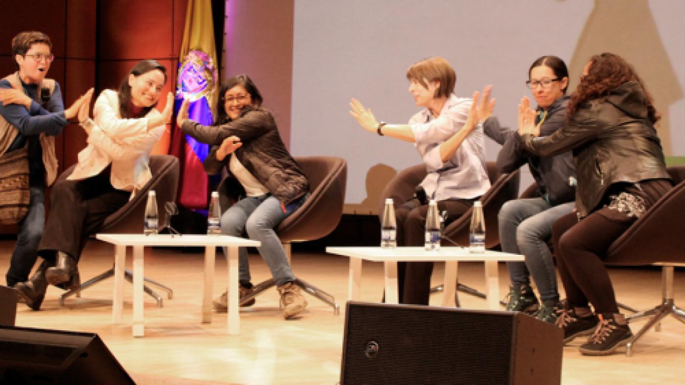 “El género femenino ha venido tomando inclusión dentro de diferentes ocupaciones y actividades, y estos eventos son reflejo de que sí se puede”, Laura Viviana López Manrique analista de laboratorio de la Universidad de los Andes.  