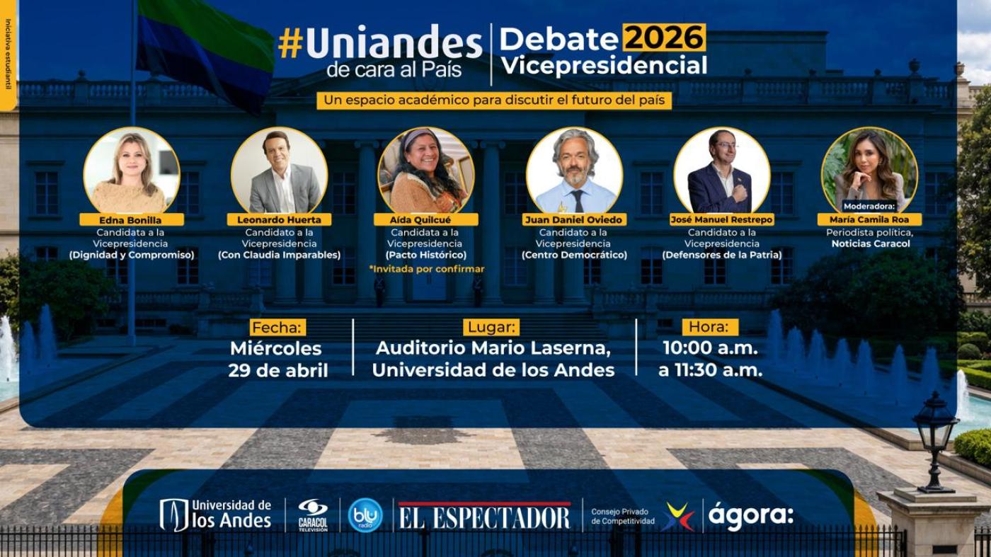 Candidatos a la vicepresidencia de Colombia 2026
