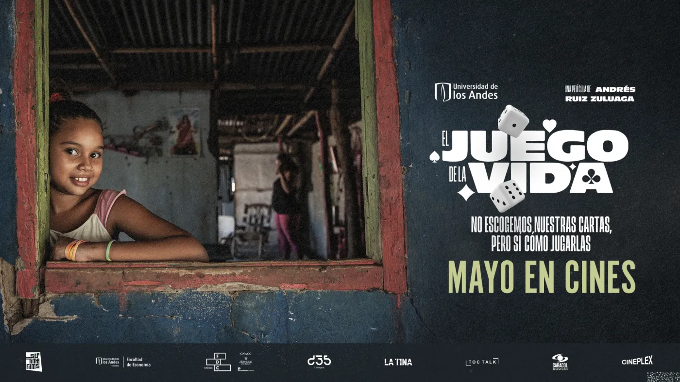 Afiche de la película documental El juego de la vida.