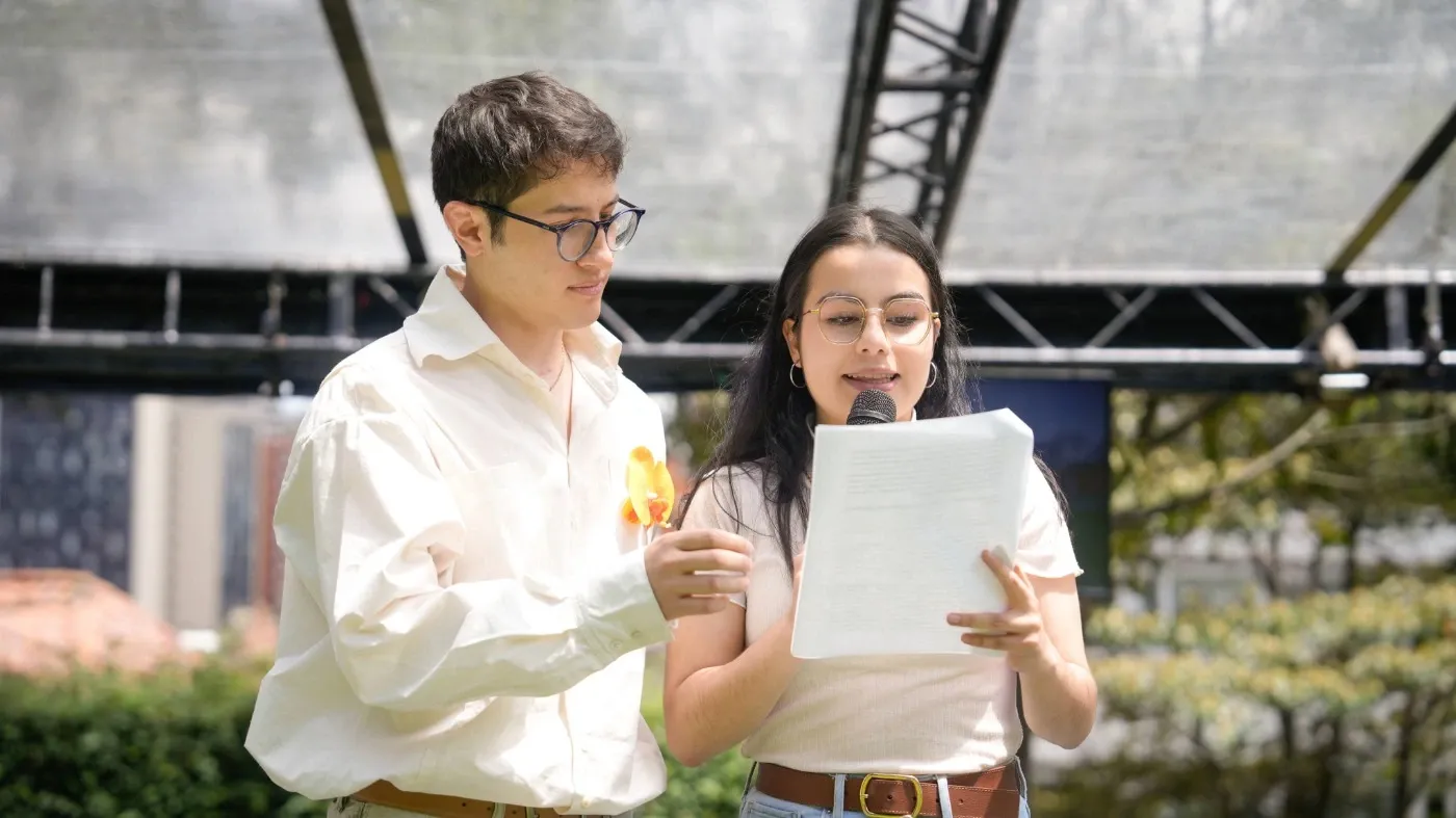  Luna Osorio y Duván Martinez, directores de Ideas contra el Odio.