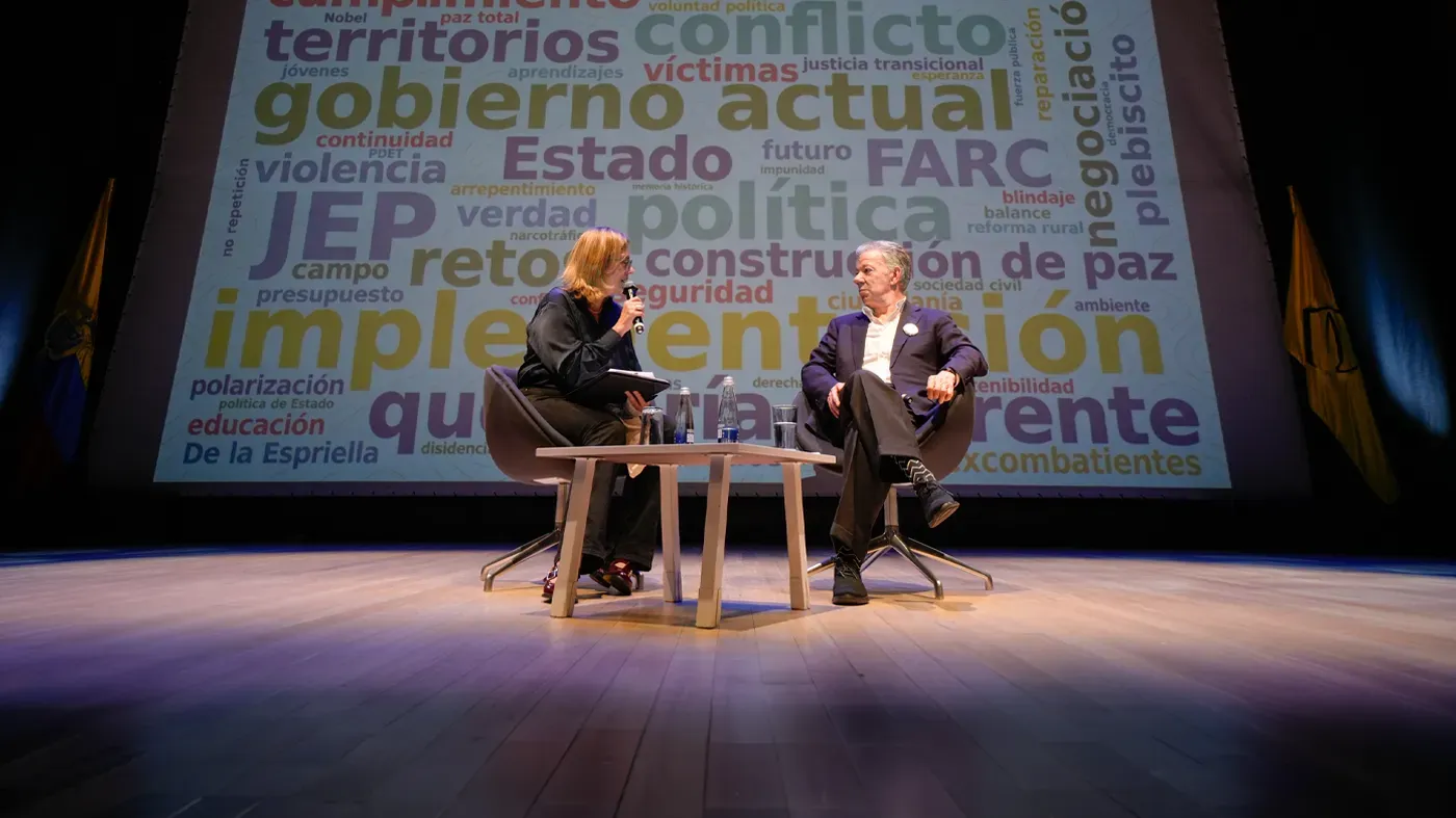 preocupaciones frente a la implementación del proceso de paz y Juan Manuel Santos