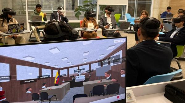 Estudiantes en debate legislativo