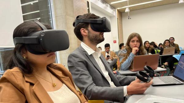 Estudiantes en debate legislativo