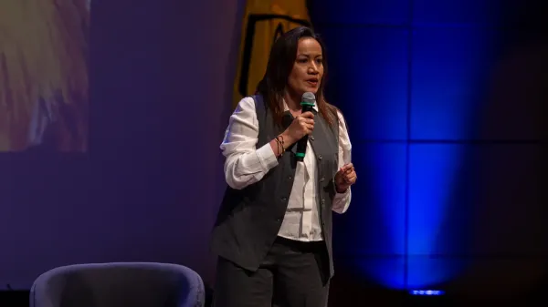 Carolina Corcho en Uniandes