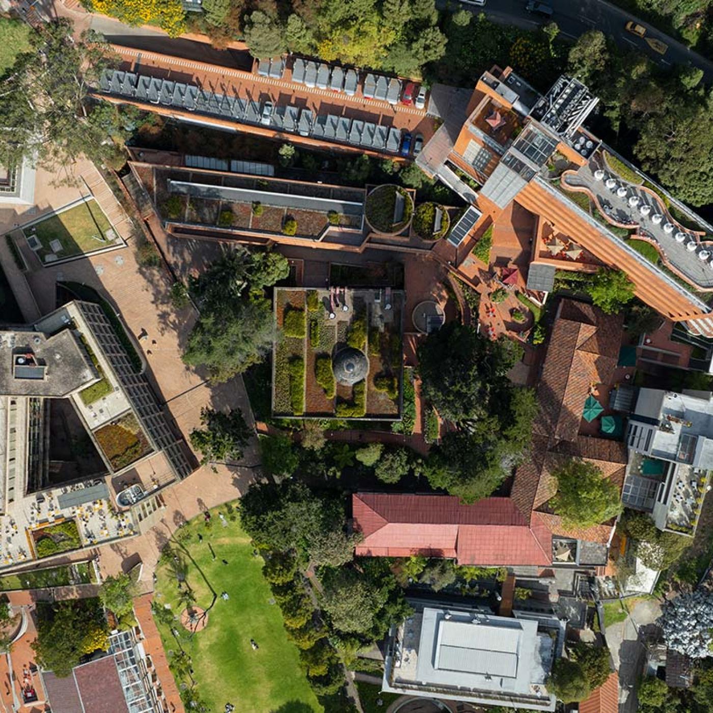 Campus verde de la Universidad de los Andes