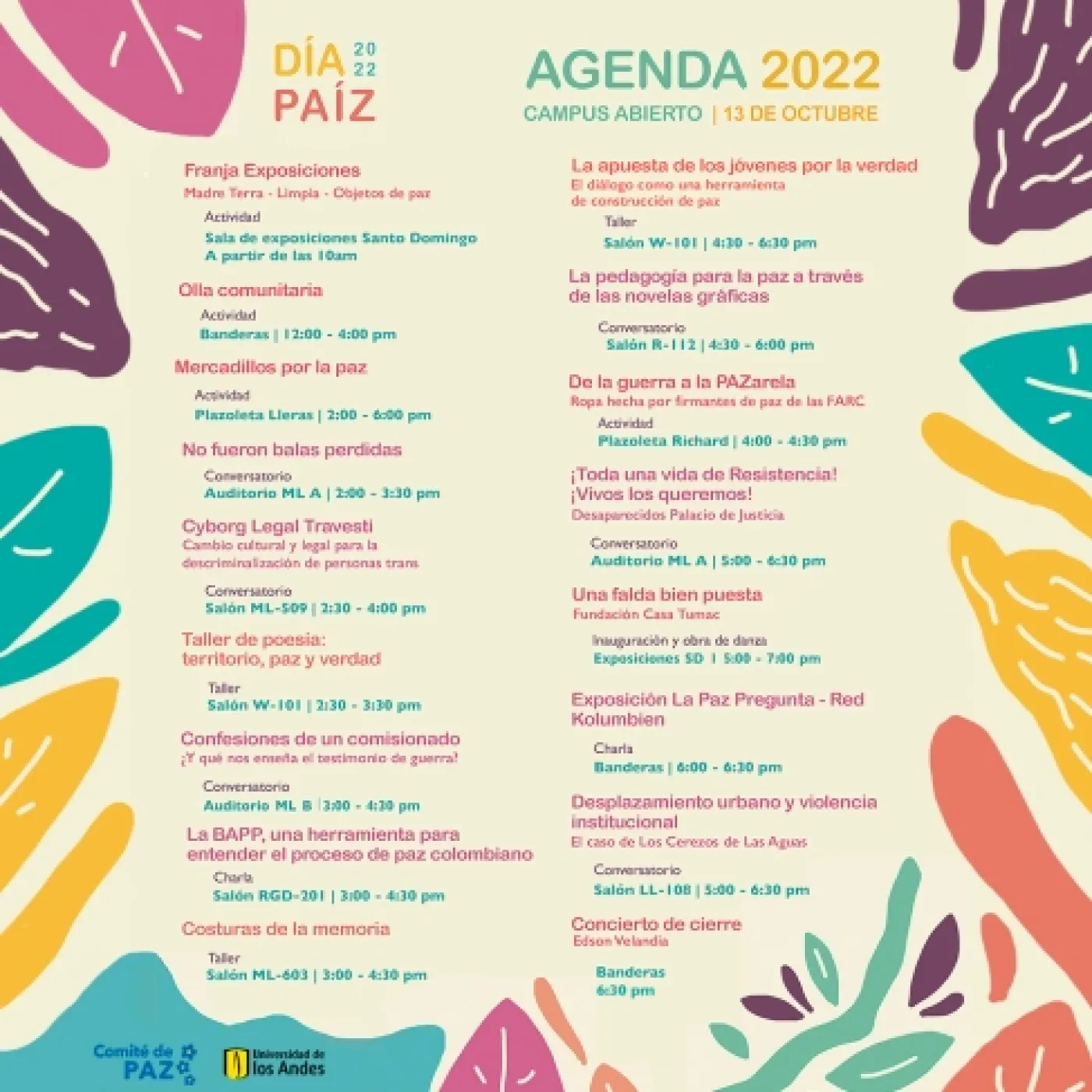 Agenda Día Paíz 2022