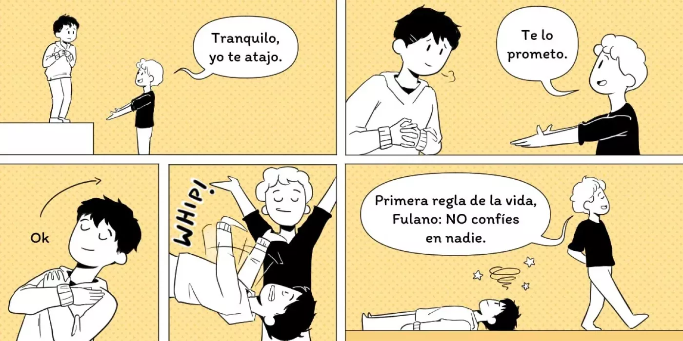 Historieta sobre la confianza