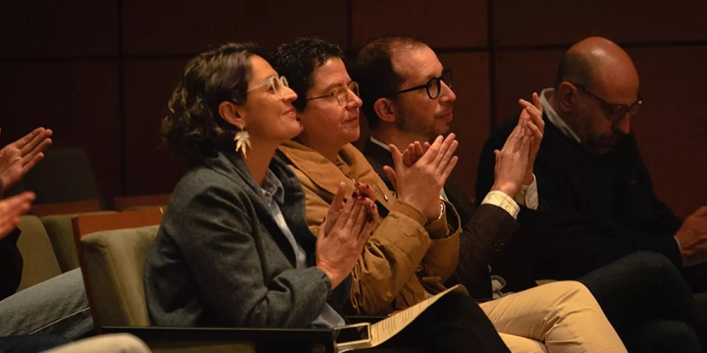 Maria Alejandra Vélez, Silvia Restrepo, Michael Weintraub y Pablo Zuleta