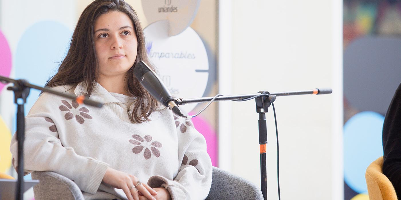 Alicia Echeverría, representante estudiantil