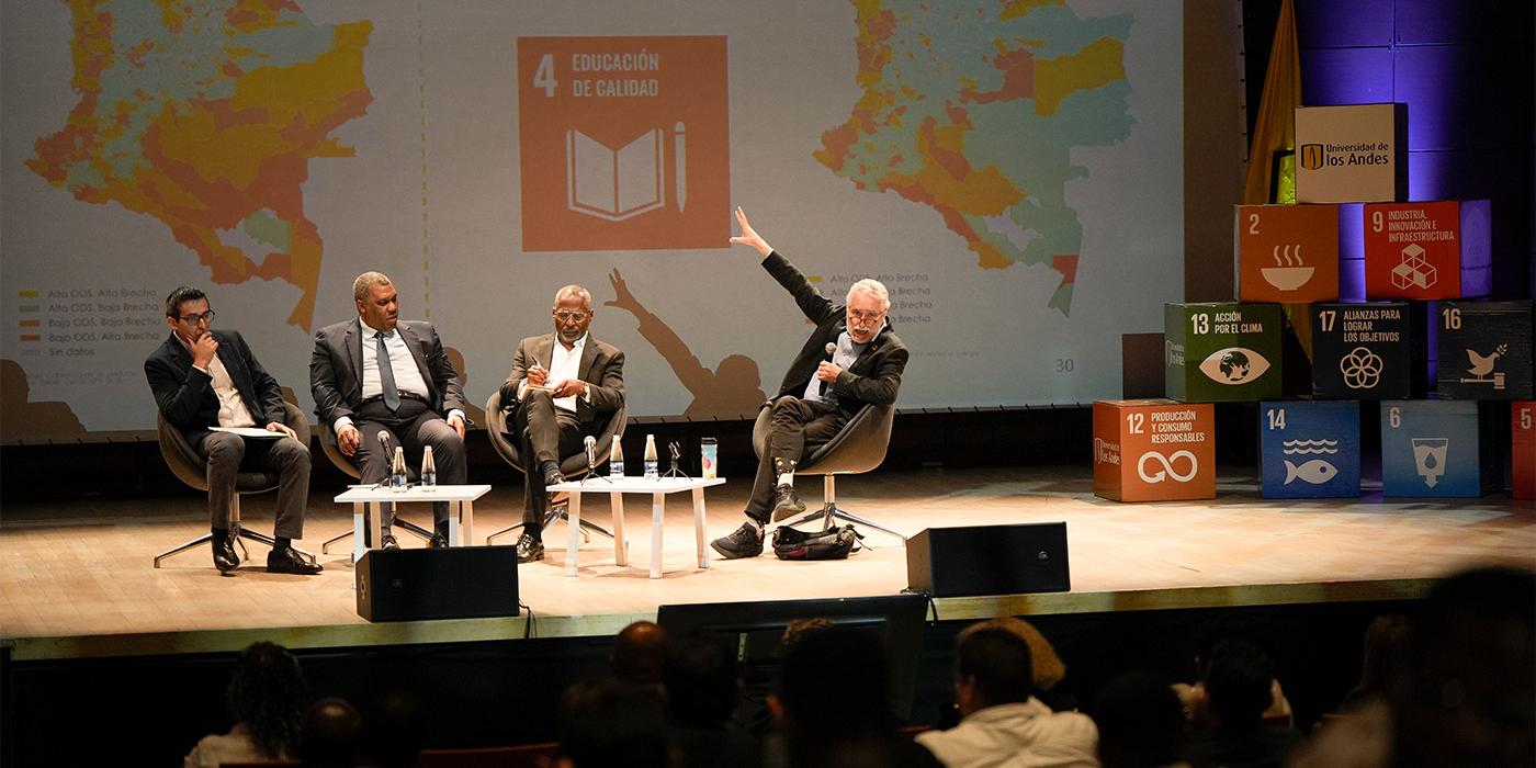 Proyecto Afro ODS: Cerrando brechas —liderado por Juan Camilo Cárdenas e integrado por María José Jinete, Catalina Barrios y Jorge Guerra—