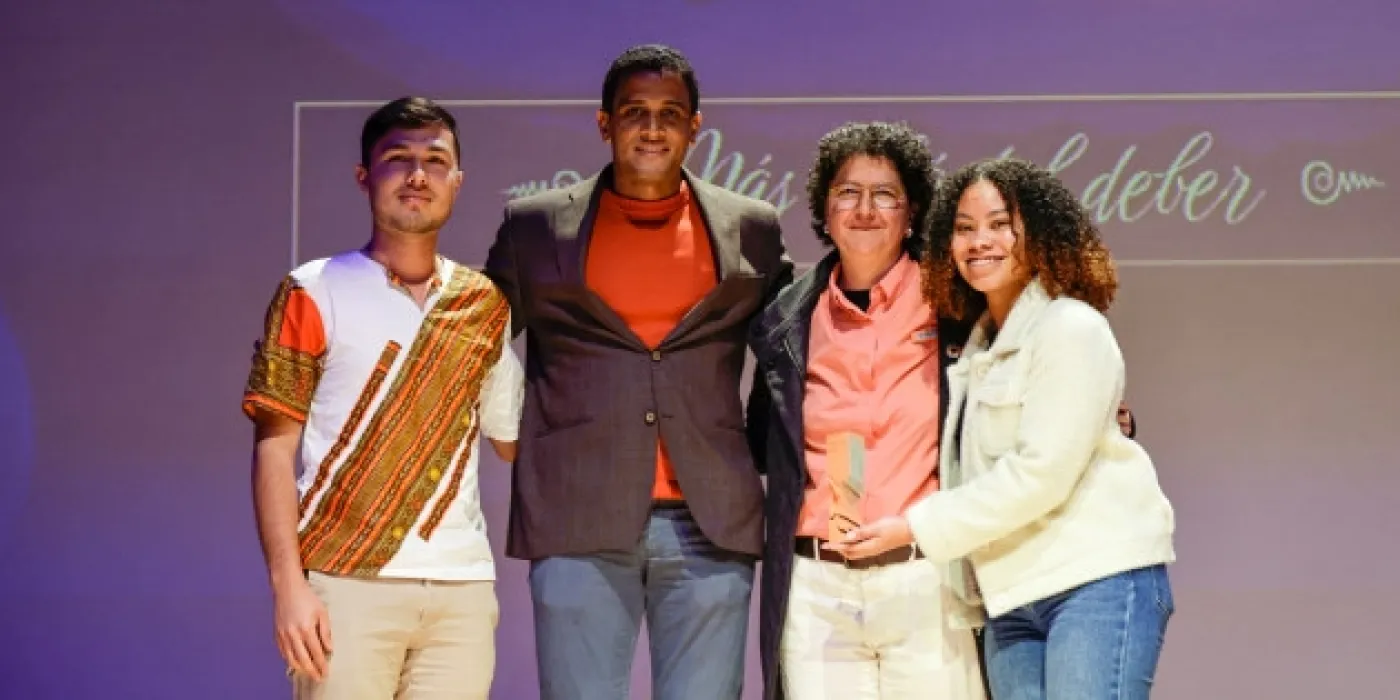 Francisco Mazo, Juan Manuel Palacio, Catalina Barrios y Silvia Restrepo.