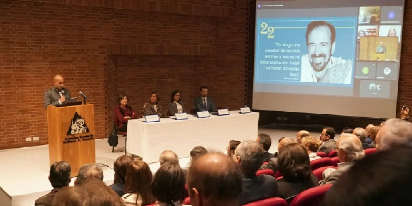 Entrega del premio Juan Luis Londoño en las instalaciones de la Federación Nacional de Cafeteros (febrero 6 de 2023).
