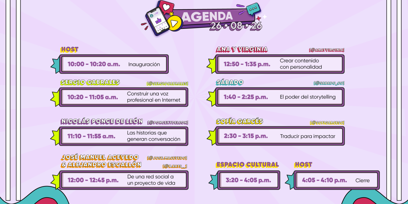 Agenda #somosuniandesfest