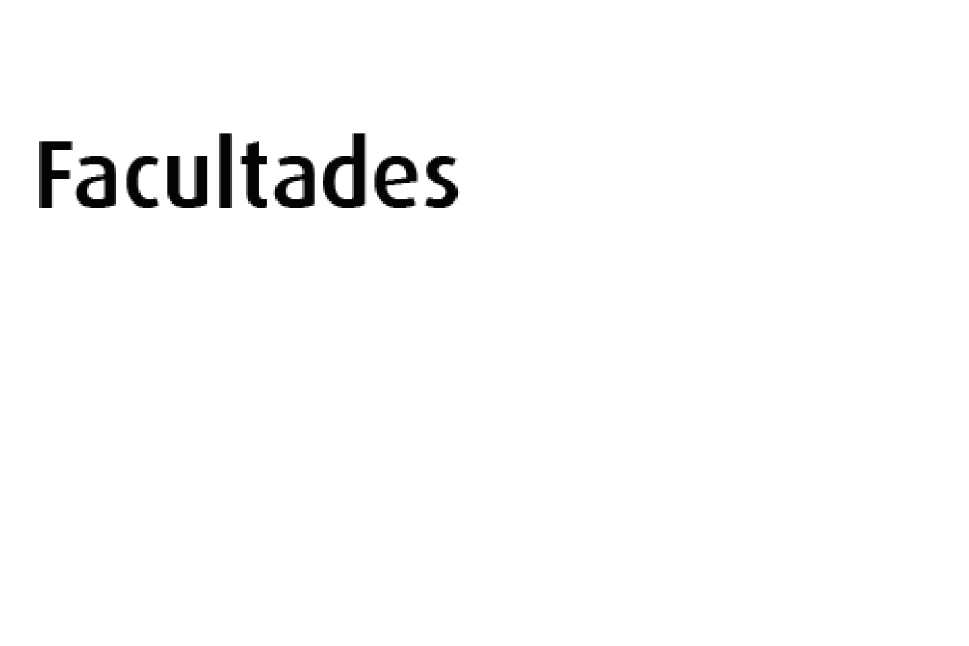 Facultades