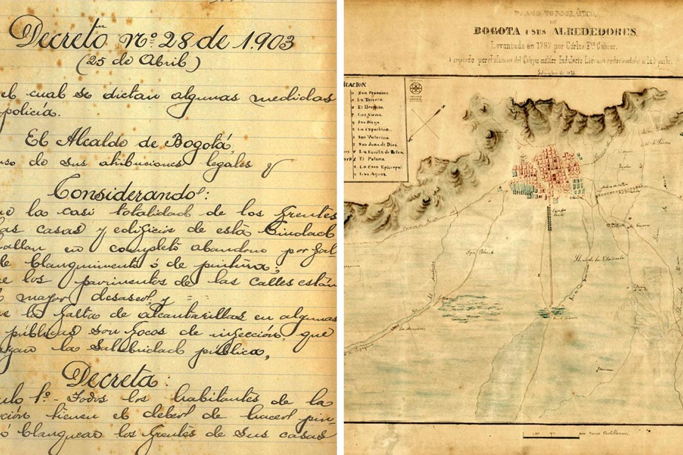 Recortes de prensa sobre las pinturas de la época