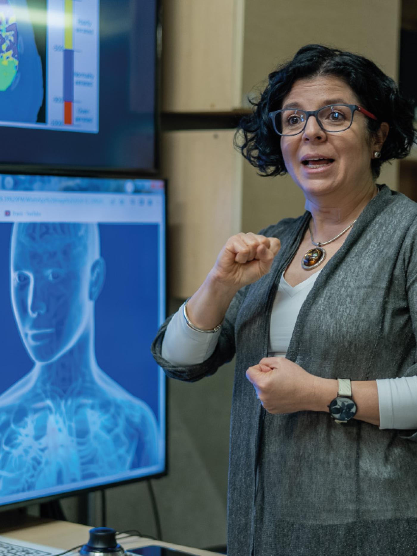 Marcela Hernández, profesora de Ingeniería de Sistemas y Computación, presenta Appremia