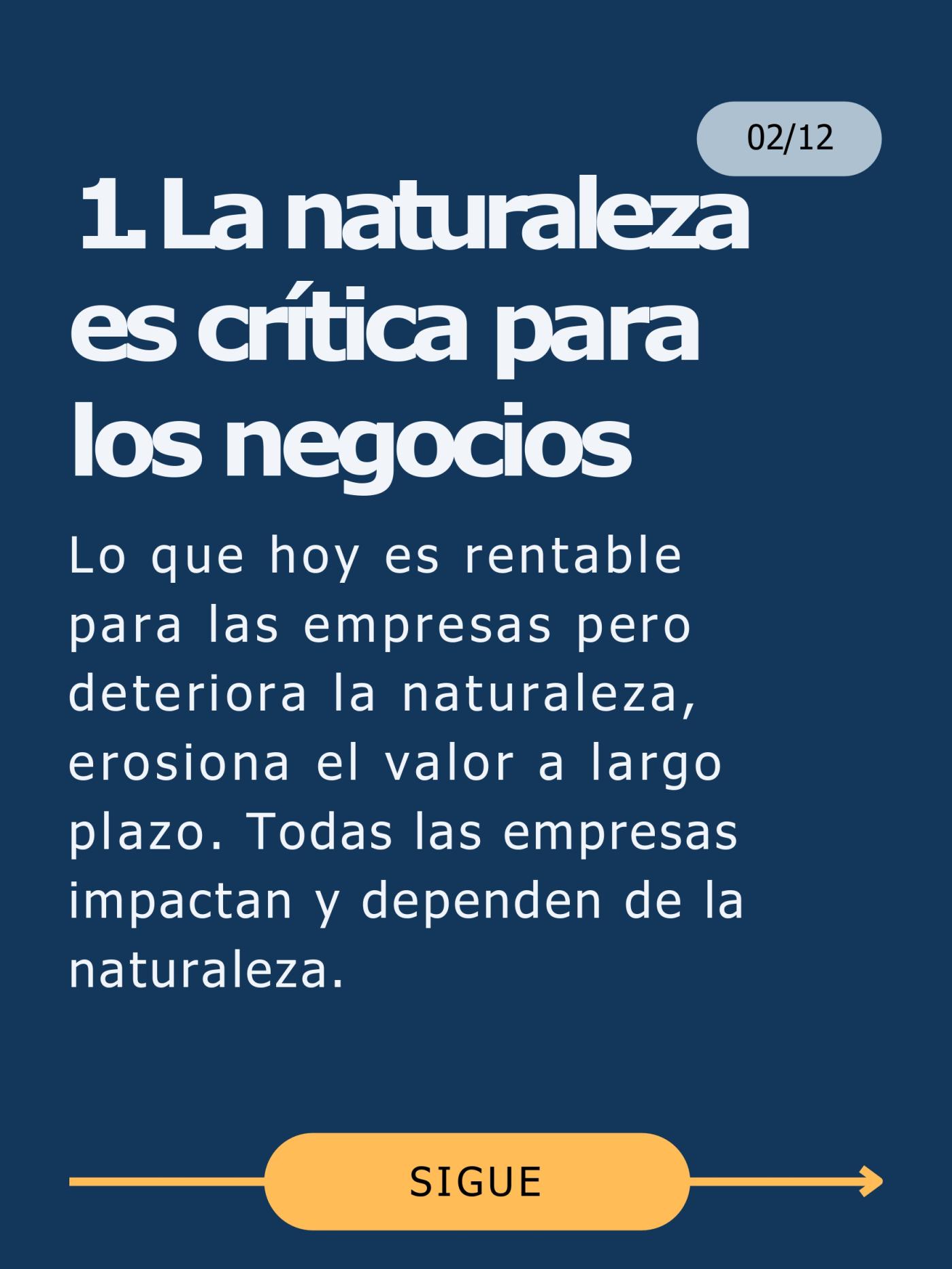 Naturaleza para los negocios