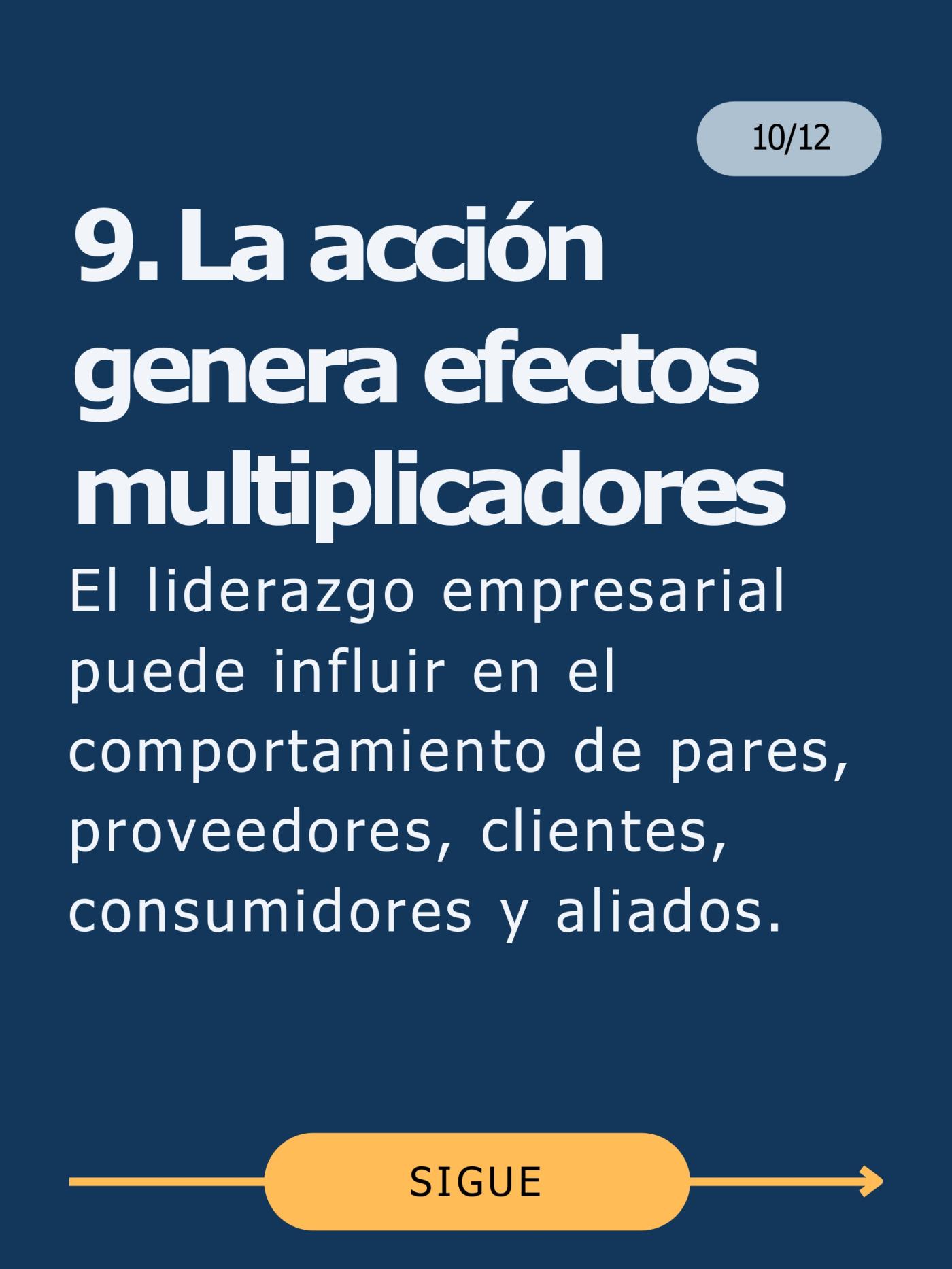 Genera efectos