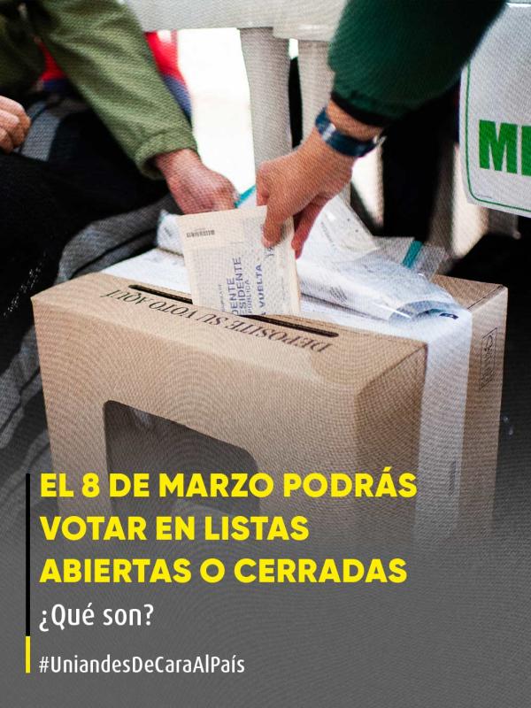 Listas cerradas o abiertas