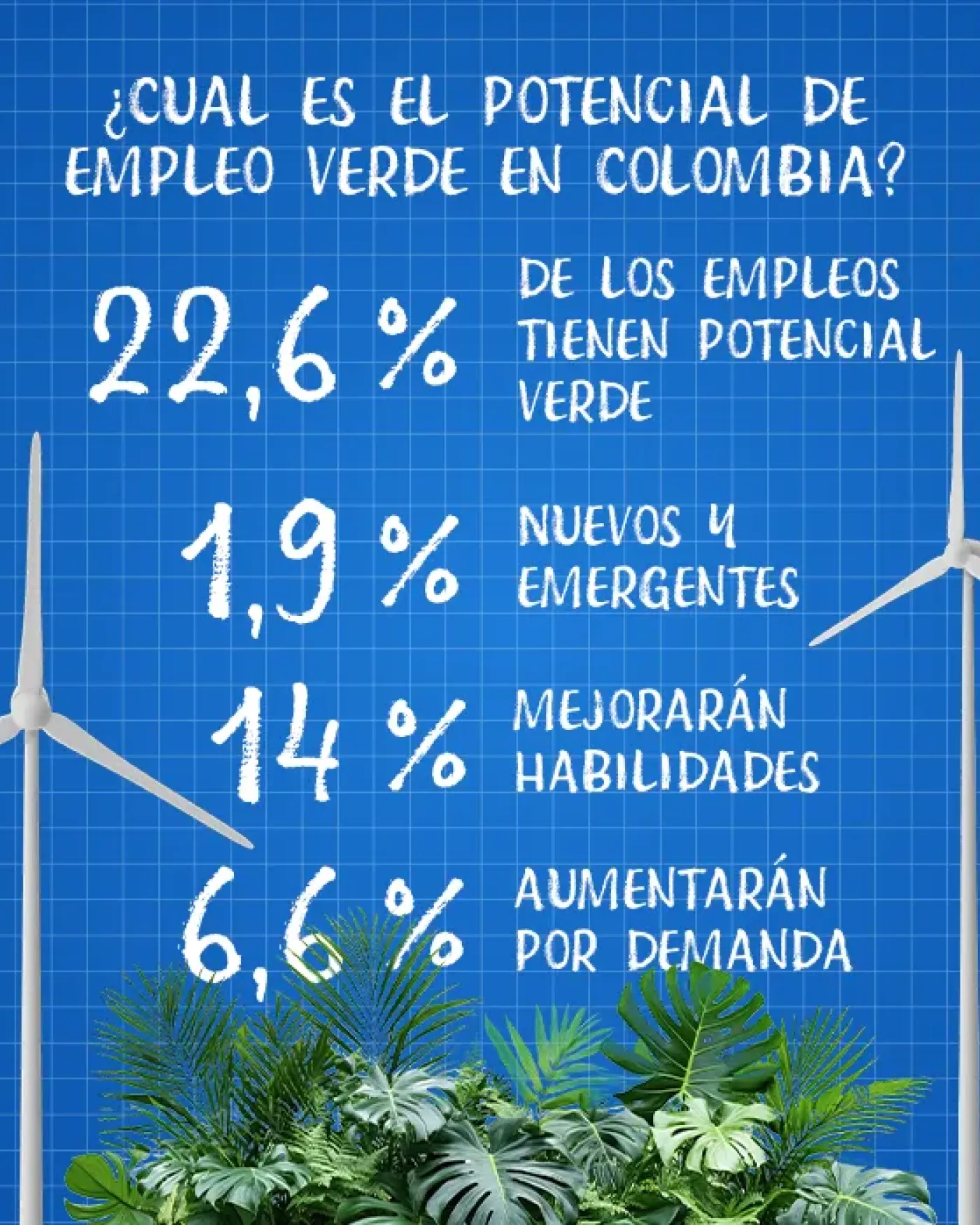 Potencial de empleo verde en Colombia